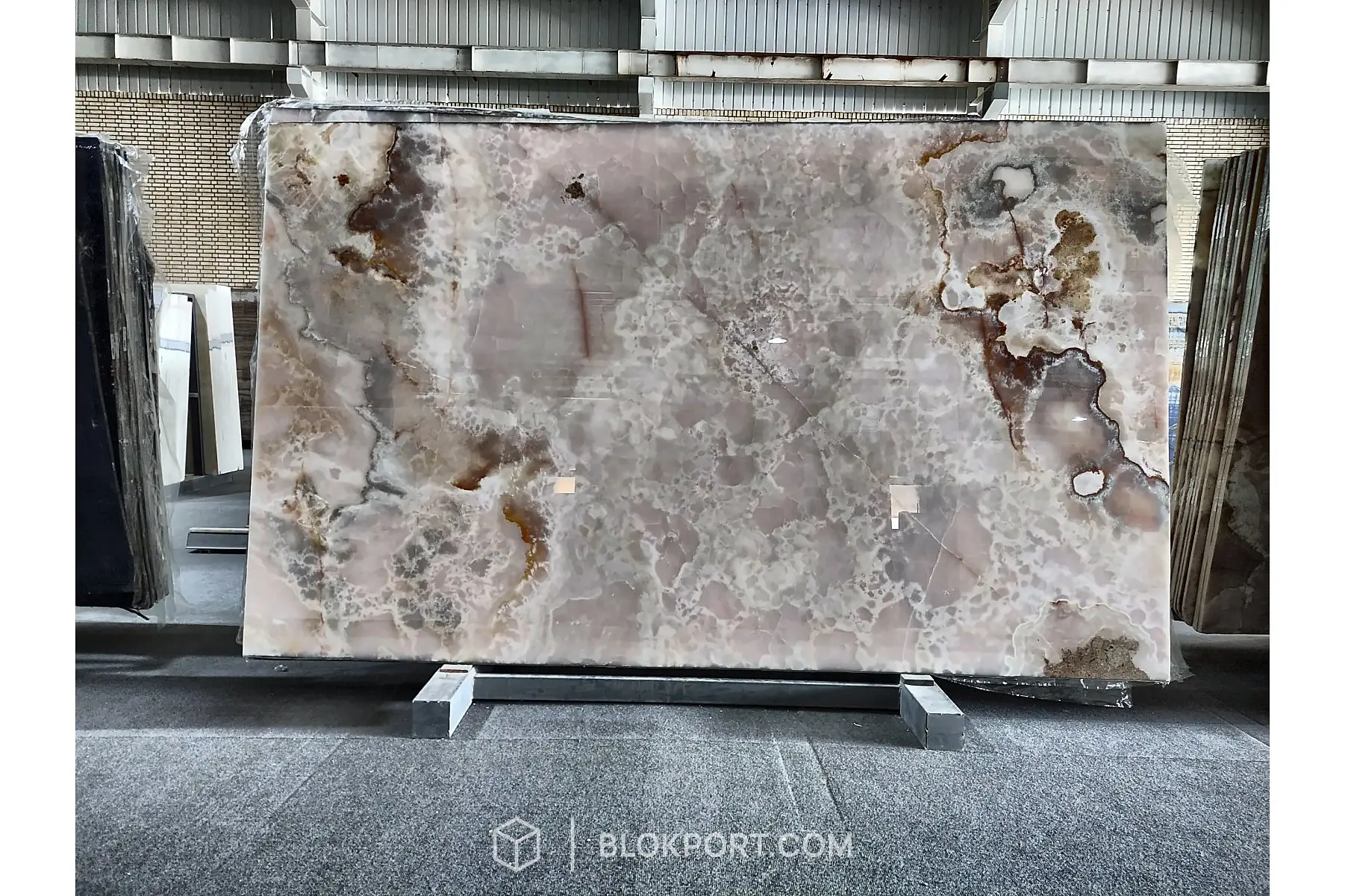 Pink Onyx Polished