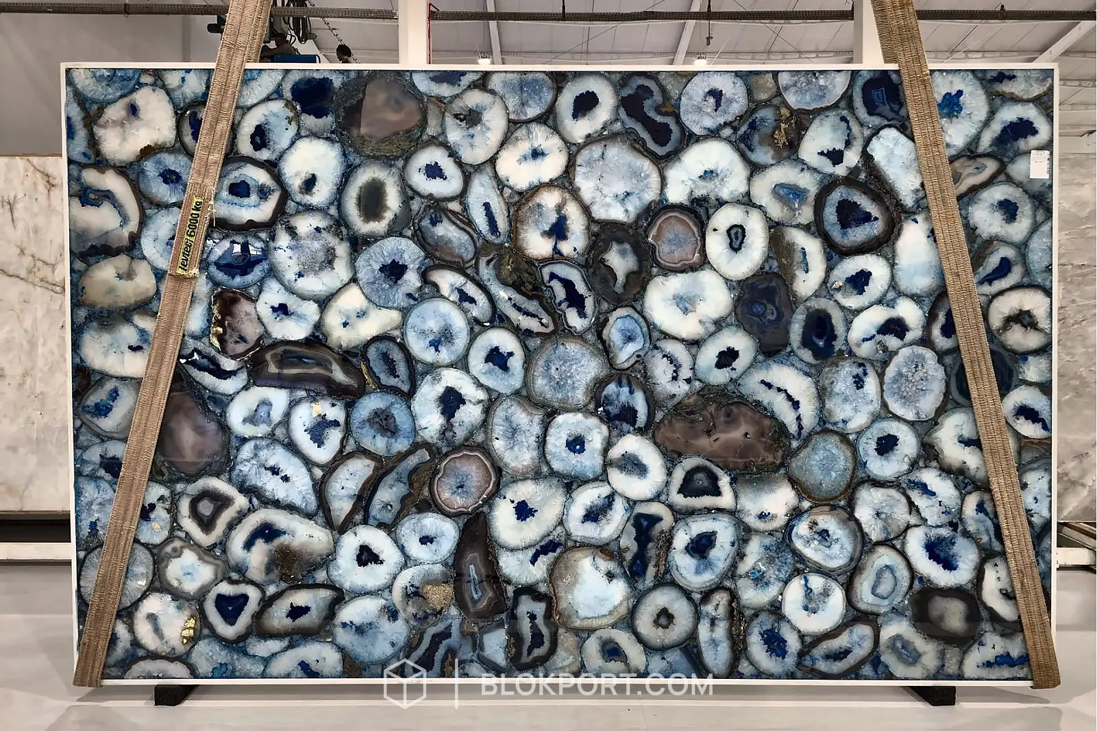 Agata Blue Polished