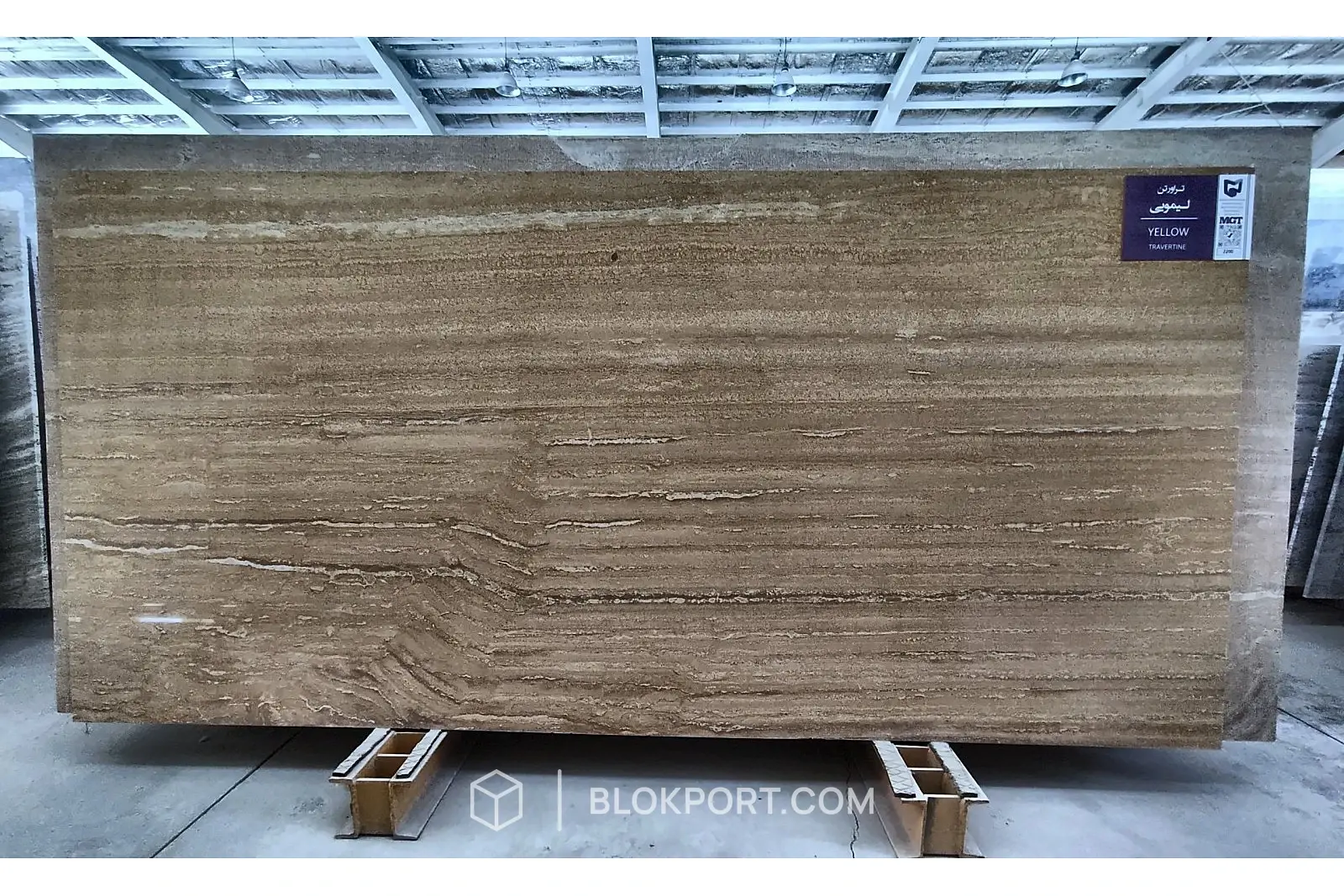 Yellow Travertine Polished