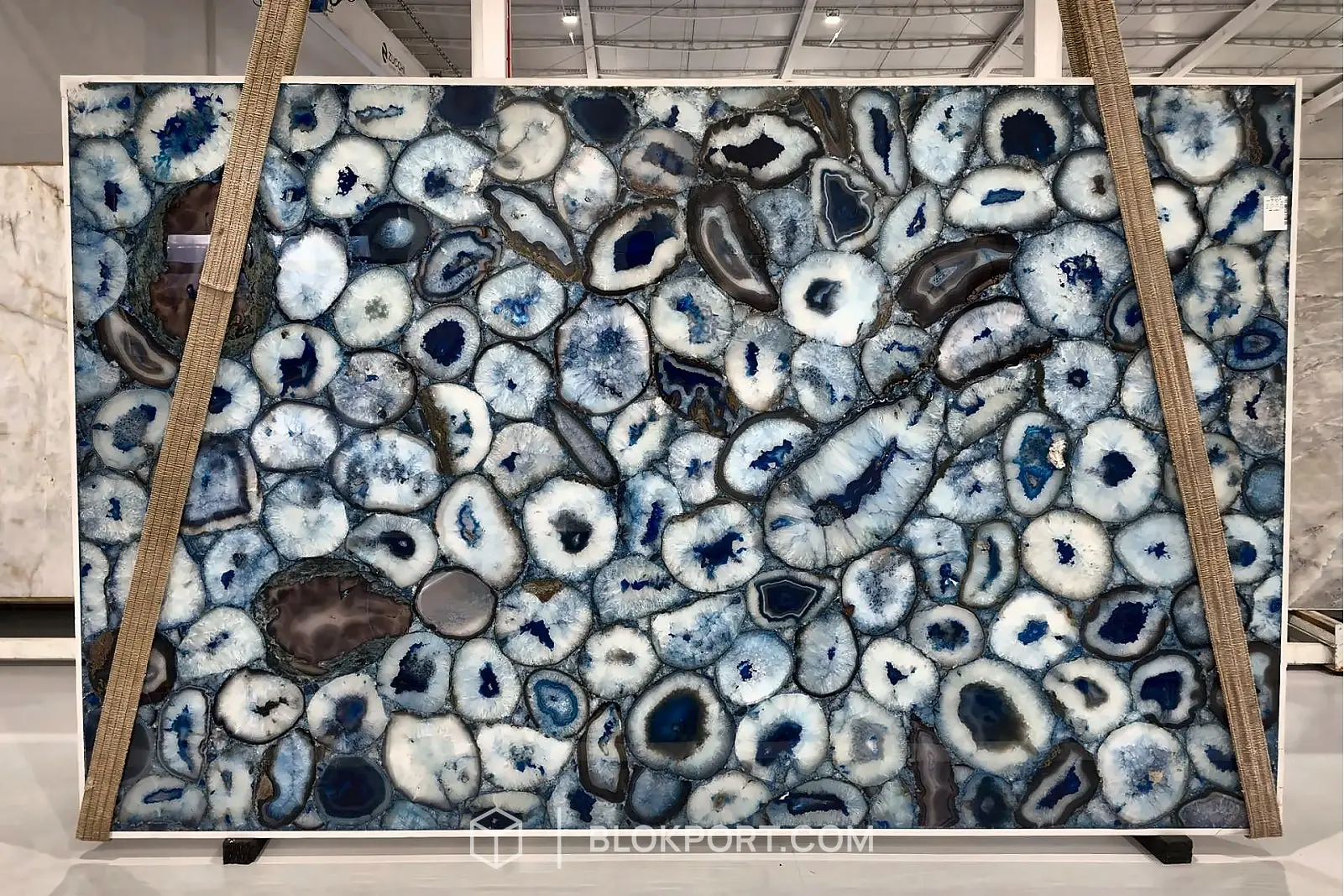 Agata Blue Polished