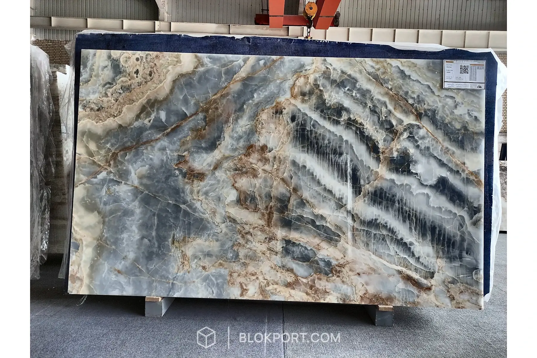 Blue Onyx Polished